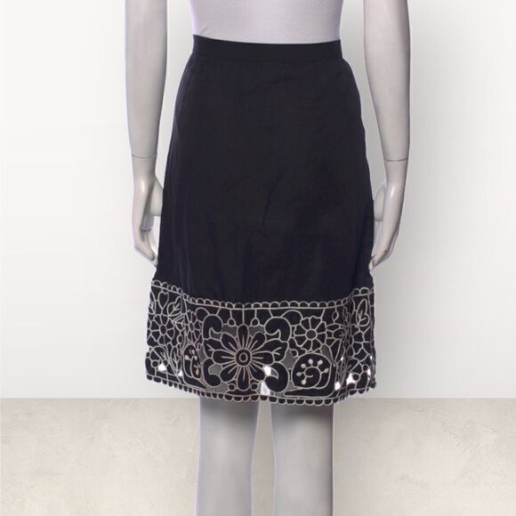 Moschino Cheap And Chic Cotton & Linen Skirt - Picture 3 of 5